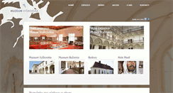 Desktop Screenshot of muzeum-vyskovska.cz